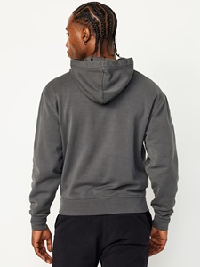 Sudadera con capucha de gran tamaño con hombros caídos unisex sudadera lisa de color sólido - Product Image 5