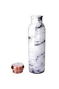Elegante botella de agua de cobre con acabado liso para uso diario Bebida saludable y rutina de bienestar - Product Image 6