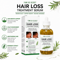 OEM Élixir de croissance capillaire naturel et biologique Méga Traitement capillaire Mélange d'herbes Huile d'argan et de romarin pour la croissance des cheveux Bienfaits antipelliculaires