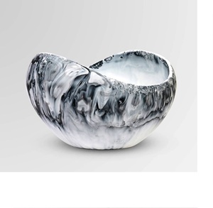 Bol et plat de service en résine les plus vendus - Passe au lave-vaisselle, design moderne européen personnalisable pour la maison et les fêtes - Product Image 3