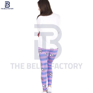 Mallas de entrenamiento de gimnasio para mujer más vendidas, tela de punto de algodón 100% transpirable de alta calidad, tallas personalizables para adultos, cintura con Logo - Product Image 4