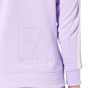 Ropa informal personalizada para mujer, sudaderas con hombros caídos para mujer con mangas elásticas y sudaderas con estampado de Pekín - Product Image 6