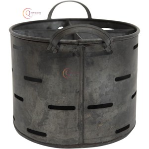 Luxueux noir ferme Style Caddy outil à la main créatif galvanisé support de rangement plus grande qualité pour la maison et l'hôtel décor - Product Image 2