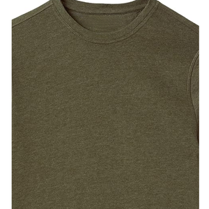 Sweat-shirt ample à col rond de couleur unie et à manches longues pour hommes pulls en tissu imprimé d'usine personnalisés pour le commerce extérieur - Product Image 1