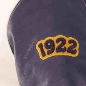 La chaqueta universitaria de talla grande personalizada más exigente para hombre, chaqueta con letras y logotipo bordado para exteriores de invierno - Product Image 4