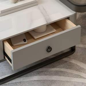 Elegant Modern Eco-Friendly Iron <b>Frame</b> Coffee Table - Product Image 5