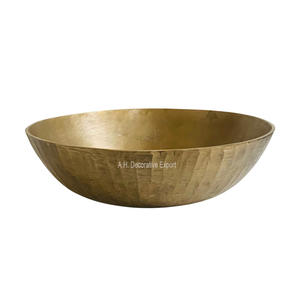 Gran oferta, cuenco de aluminio para servir ensaladas de mesa, suministros para restaurante, cuenco para masa con bordes rotos, cuencos de Decoración de cocina para el hogar - Product Image 4