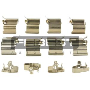 Set di clip per freni a disco FEBEST (0103-GDJ150R) - Product Image 1