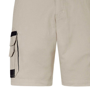 Pantalones cortos Cargo informales de algodón para hombre con múltiples bolsillos Patrón sólido Logotipo personalizable Elegante nueva ropa para exteriores - Product Image 3