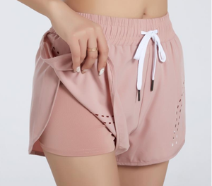 Shorts de sport pour femmes Sultan Boxing, personnalisés, double couche, yoga, fitness, couleurs contrastées, course à pied - Product Image 5