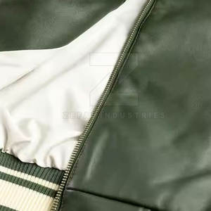 Chaqueta de bombardero de cuero para hombre, ropa de abrigo, chaqueta de invierno de talla grande para hombre adulto - Product Image 4