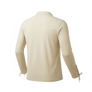 เสื้อคอตตอนแบบมีปกและแขนเสื้อ-ผ้าคอตตอนจีออฟฟฟรีย์ปักลายแบบดั้งเดิมเสื้อผ้าสไตล์สก็อตสุดสบาย - Product Image 5