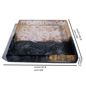 Ensemble de pots en résine époxy de luxe élégant - Qualité supérieure, résistant à l'humidité, cadeau idéal pour les cadeaux, décoration d'intérieur magnifiquement conçue, rangement - Product Image 5