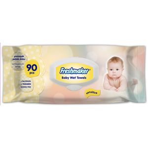 Lingettes humides pour bébé Freshmaker 72 pièces 15*18cm 40gsm Haute qualité Meilleur prix Serviette humide Demander le prix - Product Image 4