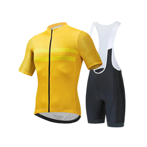 Juego de uniformes de Ciclismo de secado rápido de diseño personalizado Benefit Jersey para montar en bicicleta y pantalones cortos con pechera para mayor comodidad y estilo - Product Image 4