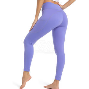 Private Label Breathable Elastic Waist <b>Yoga</b> Leggings Outdoor Use Comfortable <b>Women</b> <b>Yoga</b> <b>Pants</b> - Product Image 3