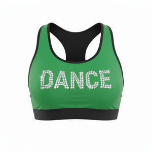 Soutien-gorge de sport en tissu extensible et flexible, conçu pour le confort pendant l'entraînement et les exercices. - Product Image 1