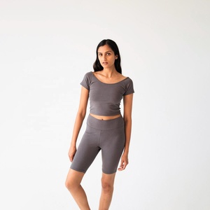 Shorts de Yoga para Mujer, Cintura Alta, Elásticos, Ideales para Práctica en Estudio, Gimnasio y Uso Diario - Product Image 4