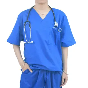 Ensemble de vêtements uniforme de costume de gommage médical/ensemble personnalisé réutilisable d'hôpital gommages médicaux