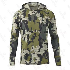 Ensemble de survêtement de chasse respirant UPF 50, sweat-shirt et pantalon, léger, protection UV, vêtements de chasse en plein air, faible MOQ - Product Image 2