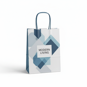 Bolsa de Compras de Papel de Arte de Lujo Personalizada, Ecológica y Reciclable para Empaque de Regalos de Moda y Promoción de Marca - Product Image 1