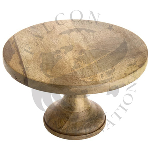 Natures Touch-Support à gâteau élégant en forme de feuille métallique pour présentation de desserts ou décoration intérieure - Product Image 2