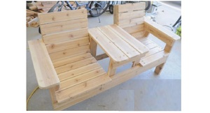 Mesa de Banco doble real antigua de lujo moderna silla de comedor al aire libre sillas de jardín madera maciza duradera Escuela Parque Villa - Product Image 5