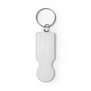 Portachiavi Personalizzato in Echinacea Riciclata, Gadget Promozionale Personalizzabile con Moschettone - Product Image 2