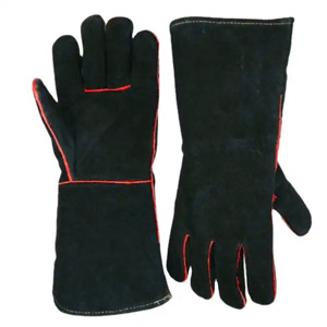 Guantes de soldadores de cuero dividido de piel de vaca de grado premium Guantes DE TRABAJO resistentes a chispas de seguridad industrial resistentes al calor - Product Image 4