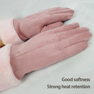 Gants en cuir Vie quotidienne Confortable Laine Véritable Cuir Plain Hiver OEM Personnalisé Printemps Style Gants en cuir du Pakistan - Product Image 2