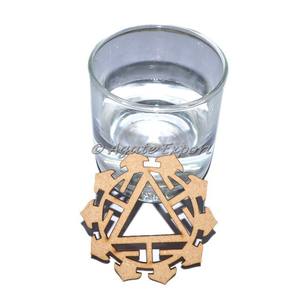 Posavasos de orgón de Chakra de garganta personalizado en artesanía de piedra semipreciosa DE LA India - Product Image 6