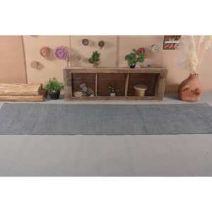 พรมขน12.1ft สีเทาแบบมินิมอลพรมขนนุ่มสี่เหลี่ยมลายเย็บปะแบบตุรกีวินเทจสำหรับทางเข้าทางเข้า10มม. - Product Image 1