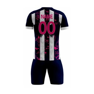 Ensemble d'uniformes de football personnalisé de la meilleure qualité et bon marché Maillot de football Chemises et hauts Tenue de football OEM Uniforme unisexe - Product Image 3
