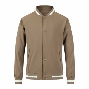 Chaqueta deportiva unisex transpirable de color sólido para hombre, chaqueta de béisbol de otoño e invierno para hombre - Product Image 1