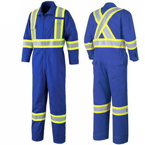 Combinaisons de travail imperméables haute visibilité ANSI Classe 1 pour hommes, bandes réfléchissantes, logo personnalisé, uniformes de travail - Product Image 3