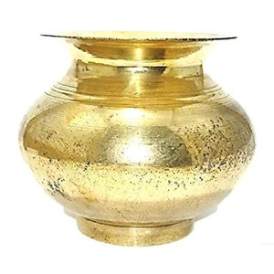 Lota de Latón Puro Vintage de Alta Calidad con Acabado Pulido para Uso en la Cocina, Artículo de Cocina Árabe Antiguo Lutiya - Product Image 4