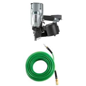 Cloueur pneumatique pour charpente en bobine d'aluminium avec tuyau d'air de 30 m, modèle CN70 pour applications sur palettes, support OEM personnalisé - Product Image 1