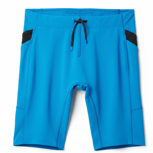 Pantalones Cortos Deportivos de Compresión Personalizados Minimalistas para Hombre, Ropa Deportiva de Nailon de Alta Calidad - Product Image 3