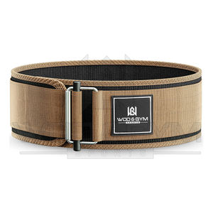 Ceintures de gymnastique personnalisées 100% en nylon autobloquantes, équipement d'entraînement physique d'haltérophilie avec matériau EVA, vente en gros - Product Image 2