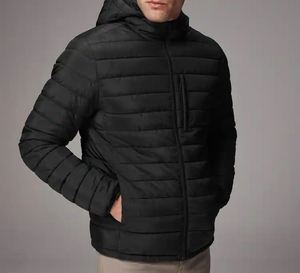 Light Puffer <b>Jacket</b> Coat <b>Men</b> Women's Hooded <b>Long</b> Sleeves Zip up Lightweight Stand Collar Top Design Packable Puffer <b>Jacket</b> - Product Image 2