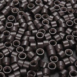 Micro anneaux en Silicone pour Extension de cheveux humains | Perles d'anneau d'extension de cheveux de haute qualité outil quantité en vrac prix de gros - Product Image 4