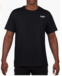 Men's 100% Polyester Moisture Wicking Performance T-shirt Pull on Closure <b>Machine</b> Wash Stock Lots From Bangladesh - Product Image 2