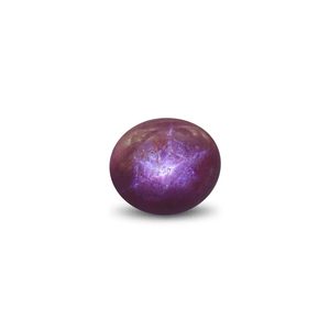 Rubí Estrella - 5.73 Quilates, Gema Natural Creada en Laboratorio, Tonos Naranja, Rojo, Amarillo, Azul, Rosa, Orificio de 1mm, 8mm, 10mm, Sintético, Pulido, Tallado - Product Image 1
