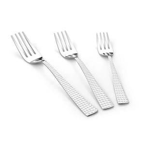 Ensemble de couverts en métal inoxydable épais et solide de premier choix avec ustensiles antirouille pour les repas quotidiens, les événements, la restauration et le service de buffet - Product Image 4