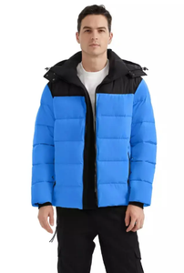 New Design Bulk Quantity Pakistan Made Puffer <b>Jacket</b> Custom Embroidered Logo Solid Colors <b>Jackets</b> for Mens - Product Image 6