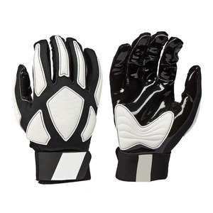 Meilleures ventes 2024 Dernier design Gants de football américain professionnels en cuir Imperméables Haute qualité Service personnalisé - Product Image 4