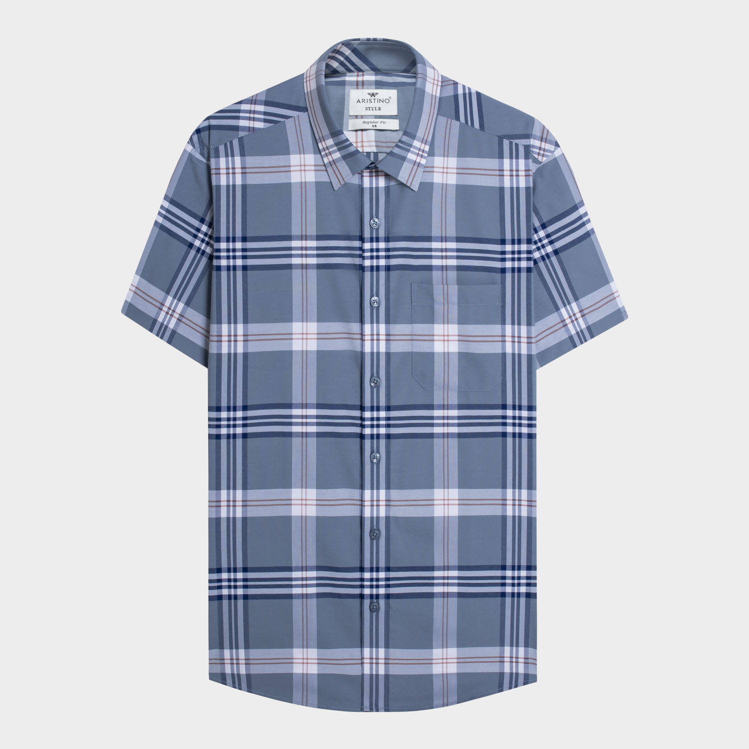 Blue with Stripe Caro