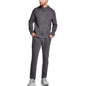 Vente en gros de survêtement délavé à l'acide avec logo personnalisé pour hommes coupe normale surdimensionnée jogging streetwear OEM service bas prix - Product Image 4