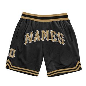 Shorts de basket-ball pour hommes en toile respirante, taille mi-haute, 100% polyester, imprimé hip-hop, longueur courte, vêtements de sport, vente en gros - Product Image 4
