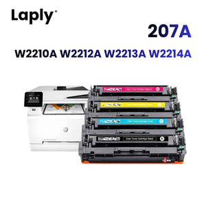 Cartouches de toner <span class=keywords><strong>HP</strong></span> 207A (W2210A/W2211A/W2212A/W2213A) compatibles <span class=keywords><strong>HP</strong></span> Color pour Pro MFP <span class=keywords><strong>M283fdw</strong></span>, rendement de 2400/2100 pages, garantie 3 ans - Product Image 1
